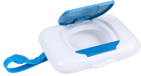 BESTYASH Feuchttuchbox Baby Mit Deckel Tragbare Nassgewebetasche Für Kinderwagen Wiederverwendbare Feuchttücher Box Für Outdoor Und Reisen 6.30 X 4.33 X 1.18 Zoll