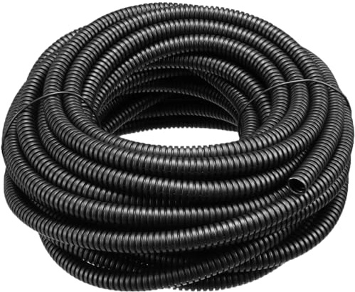 Flexible Conduit Tube Cable Management Sleeve Protection Pipe Underground Burial, External Trunking, Electrical Ducting, Cable protection (6.5mm - 3M)