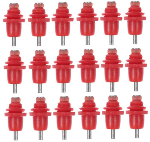 AKOOSY 20stücke Geflügeltränke Hühnertränke Beheizte Nippeltränke Für Eimer Automatische Tränkennippel Ersatz Geflügelnippel Hühnernippel Landwirtschaftliche Bedarfsartikel Hühnertrinkwas