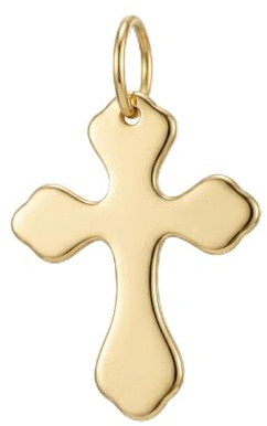 Pendentif – or 18 carats – 0.36 gr – design croix élégante, bijou artisanal – symbole de foi et de protection – Valeur refuge – Idée cadeau – poinçon 750 – Certificat d’authenticité – Salia Gold Paris