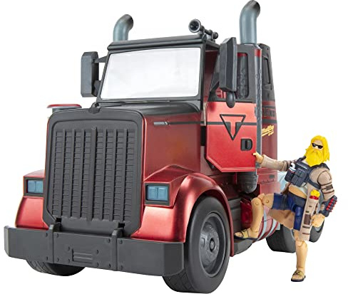 FORTNITE FNT0733 Mudflap - Ferngesteuertes Feature Fahrzeug mit beweglicher Actionfigur und Zubehör, Spielzeug ab 8 Jahren Mudflap - Relaxed Fit Jonesy