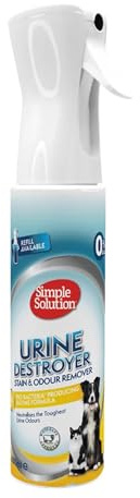 Simple Solution New Spray Technology Urine Destroyer, Pet Stain and Odour Remover with Pro-bacteria Cleaning Power - 400ml