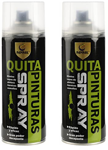 H HANSEL HOME Spray de Quita Pintura, Elimina Capas de Pintura Barnices Esmaltes 400ml - Pack de 2 Unidades