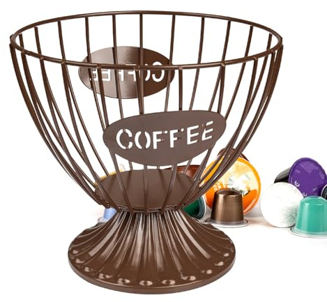 KOVNISE Kaffeekapselhalter K-fee Kapseln für Theke Minimalistischer Stil Kaffeekapseln Aufbewahrung Organizer Tchibo Cafissimo Kapseln-Organizer für Küche Büro Café-Bar-Zubehör Dekoration für