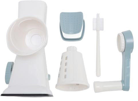 Fdit Broyeur à Glace Manuel Portable, Machine à Glace à Cône de Neige Manuelle, Machine à Glace Pilée pour Dispositif de Protection de sécurité de Cuisine à Domicile, Usage Commercial