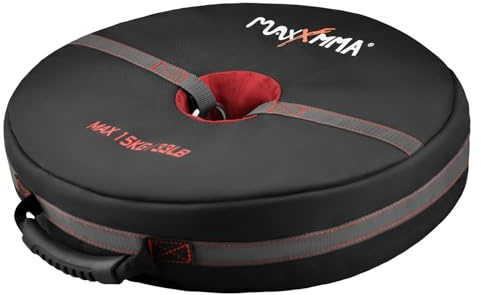 MaxxMMA Doppelendiger Schwerer Sack mit Anker (ungefüllt), Kerntrainingsgerät, Multifunktionaler Gewichtssack, Anpassungsfähige Gewichte