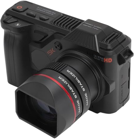 5K-Digitalkamera, WLAN-Kamera für Vlogging, Integrierter 64G-Speicher, 50-MP-Reisevideokamera mit Teleobjektiv und 50-fachem Digitalzoom, Nachtsicht