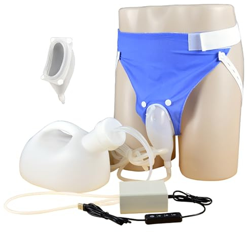 Urinoir électrique de qualité supérieure avec Ceinture élastique réglable et collecteur d'urine, Grande capacité de 3000 ML, sans Fuite