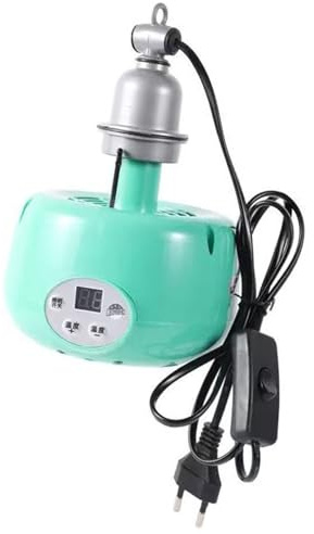 Gramigg Faculteur À LED Chauffant Lampe De Chauffage pour Animaux De Compagnie pour La Maison Et La Ferme avec Un Radiateur Économe en Plastique Résistant Haute Température