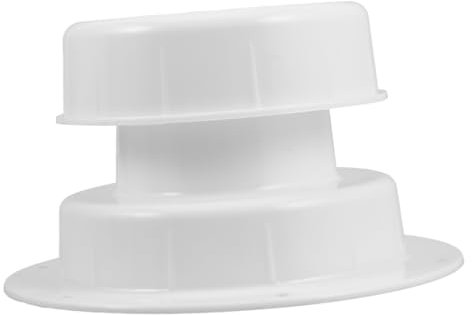 SUPVOX Capuchon De Ventilation De Toit Plastique pour Camping avec Vis Kit Adaptable pour Voiture Remorque Et Bateau Accessoire Et Facile à Installer