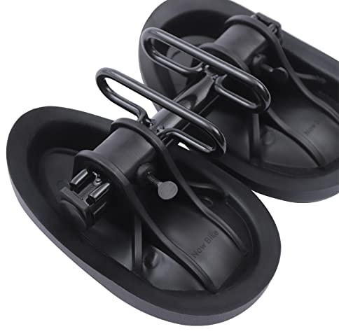 Sellino per bicicletta senza naso, Sella da bici ergonomica regolabile 22–24,9 cm di larghezza, cuscino extra largo ad assorbimento degli urti, grande cuscino in PU a decompressione per mountain bike
