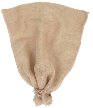 TOYZFRIENDY Copertura Antigelo per Piante da Esterno in Tela di Iuta Riutilizzabile con Coulisse Regolabile, Sacchi Protettivi 60x100 Cm per Arbusti, Alberi da Frutto e Piante Invernali,