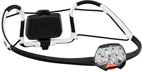 PETZL - Stirnlampe IKO - 350 Lumen, Schwarz, Wasserabweisendes Kopfband