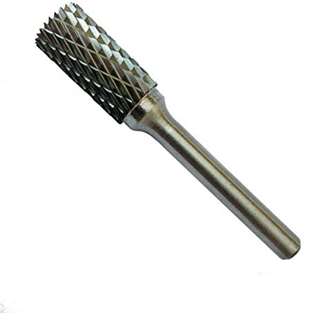 Weischer® Frässtift Zylinderkopf Ø 10 mm I Rotationsfräser Wolframcarbid Hartmetallfräser Fräskopf I 6 mm Schaft
