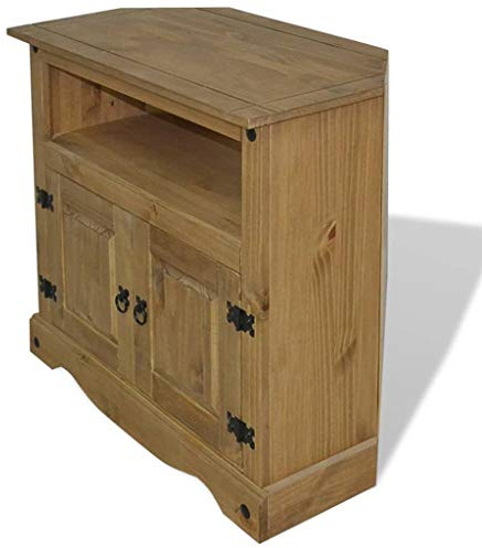 FAMIROSA Console Table Mexican Pine Corona Range 31.5x16.9x30.7