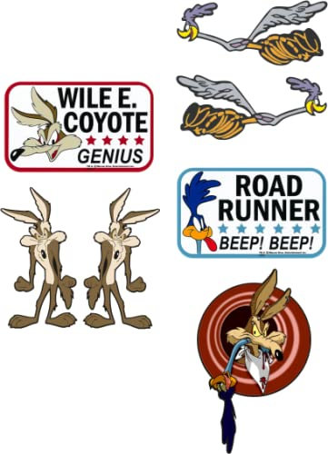 cut-it folientechnik & design MG608 / 7X Road Runner Aufkleber 9cm Sticker Set Kult USA V8 Coyote Oldtimer Youngtimer Auto Hot Rod Muscle Car