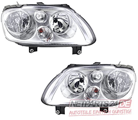 Johns, Scheinwerfer SET Halogen passend für VW Touran 1T 2003-2006SET H7 H7 Neu