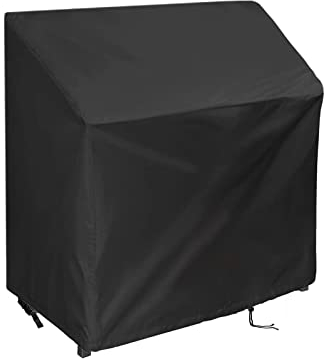 Onlyme Potting Bench Cover, Garden Bench Cover with Drawstring, 420D Outdoor Potting Table Covers Waterproof Dustproof Protective for Greenhouse Workbench - 115x51x124cm