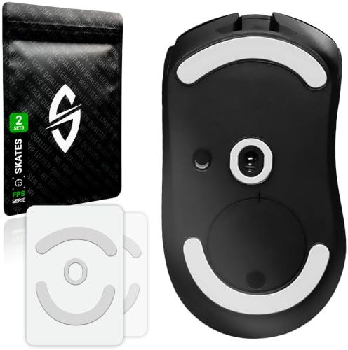 SensoryBoost FPS Glides (2-pack) kompatibel med Logitech G703, G603, G403 – Ultraprecisa, mer kontroll, självpolerande – PTFE – Ersättningsmusfötter, skates – Uppgraderingstillbehör för mus