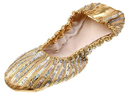 harayaa Balletto Danza del Ventre Scarpe da Ballo ginnastiche Pantofola Morbida, M