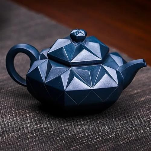 Teiere Set Di Teiere Set Da Tè Kung Fu Teiera Cinese 320ml Yixing-Teiera In Argilla Fatta A Mano Collezione Di Teiere Celestial Clay Diamond Light Teiera Set Da Tè
