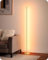 EDISHINE Lámpara LED de pie con intensidad variable continua, 3000K luz blanca cálida, lámpara de pie de esquina con interruptor de pie, lámpara de ambiente moderno para dormitorio, sala de estar