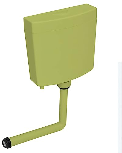 AJJHUUKI Home Items, WC-Spülkasten mit Wassereinlass unten, 3/6 l, Olivgrün, Anzugmöbel