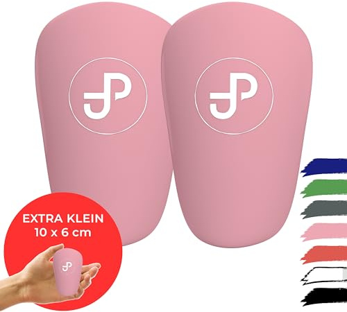 JDP Mini Schienbeinschoner Fußball, extra kleine Schienbeinschoner Herren, Anti-Rutsch Mini Schienbeinschützer Kinder Fussball, ultraleichte Fußball Schienbeinschützer Herren Damen Kinder, Shin Guards