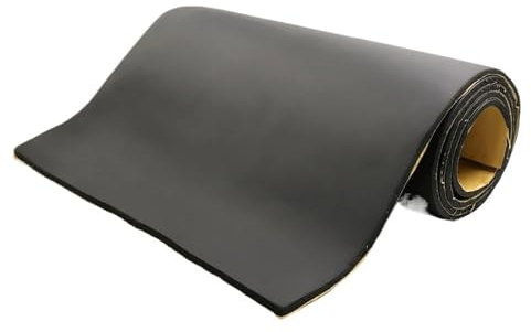 Tapis d'isolation 200X50cm 5mm 8mm 10mm 10.76sqft Mousse Acoustique Voiture Plancher Hayon Isolation Acoustique Tapis Insonorisant Coussin Réduction Bruit Matériau Isolant(10mmx100x100cm Set)