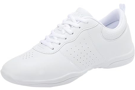 Sneakers Cheerleading Dance Femme Chaussures De Sport Lacets Respirant Sneaker Chaussures De Sport Semelle Souple Femmes Légères Danse pour Gymnastique Cheerleading Jazz Yoga