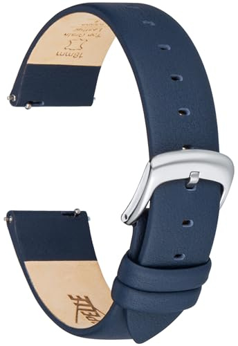 CORROPELLE Leder Uhrenarmbänder Ultraweiches Nappaleder Armband Schnellverschluss für Damen Herren, Eleganten Ersatz Uhrenarmband 12mm 14mm 16mm 18mm 20mm 22mm für Uhren & Smartwatch
