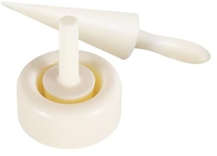 TOPPERFUN Moule à Cornets de Glace Conique en ABS Moule à Biscuits pour Cornets Maison Accessoire Pâtisserie sans Bavure Facile à Utiliser pour Crème Glacée DIY