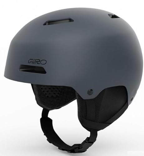Giro Ledge FS Skihelm & Snowboardhelm M | ABS-Hartschale mit EPS, In Form Fit System, Belüftung, abnehmbare Ohrenpolster | Freestyle Helm Matte Indigo (Mattes Grau)