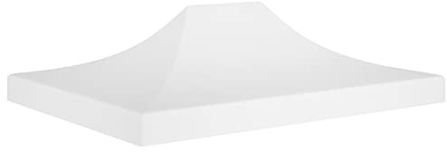 Tente de réception blanche 4 x 3 m – Auvent robuste 270 g/m² pour mariages, événements et rassemblements en plein air – Abri d'événement durable et solution d'ombrage pour chapiteau