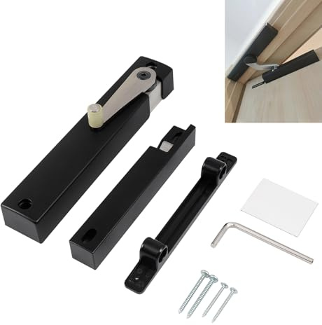 Soft Close Damper for Doors,Soft Closing Adapter/Hardware/Hinge,Anti-Slam,No Bounce Back,Smooth Close, 132LBS Load - Left Opening