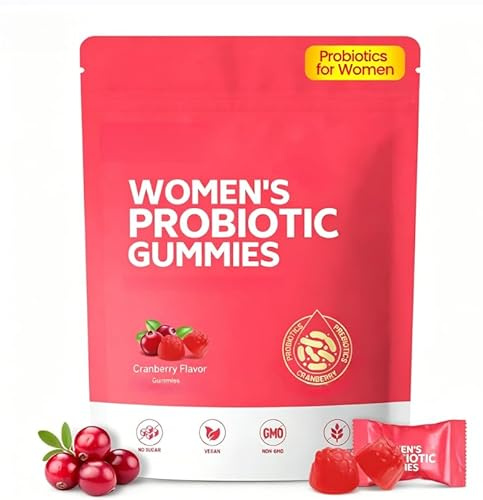 Gominolas probiótico arándano, equilibrio pH femenino, cuidado diario | mantiene confort femenino; textura sabrosa fácil consumo; nutrición natural suave; revitaliza estado interno