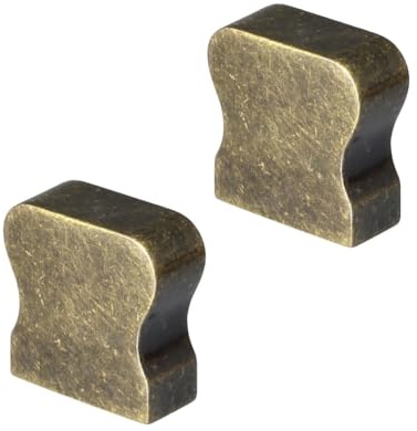 Antique Brass HR Handrail End Caps Pair for HR Profile Handrails Traditional Staircase Accessories Classic Finish - Jackson Woodturners