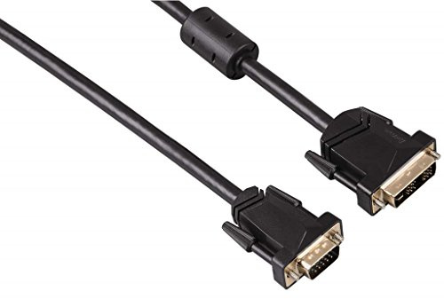 Hama VGA a DVI Adaptador de cable 3 m DVI-I HDD para monitor de pantalla TFT LCD LED