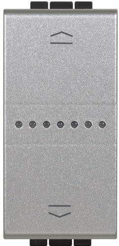 BTICINO Interruttore Tapparella WiFi Livinglight NT4027C, Comando Smart, Controllo Intelligente Tapparelle da Remoto con App Home+Control, Alexa, Google Home, Apple Home, Gestione Consumi, Smart Home