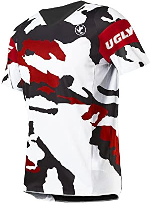 UGLY FROG MTB Downhill Trikot Kompressionsshirt Herren Kurzarm Fitness T-Shirt Freizeit Männer Laufshirt Printed und Klassisch Top Funktionswäsche