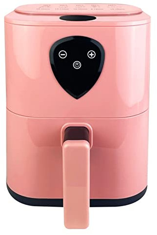 Freidora de Aire Freidora de Aire Ligera y Gorda Freidora de Aire sin Aceite para el hogar Freidora no Visual de 5L Horno de Pantalla táctil Inteligente (Color : Pink, Size : 5L)