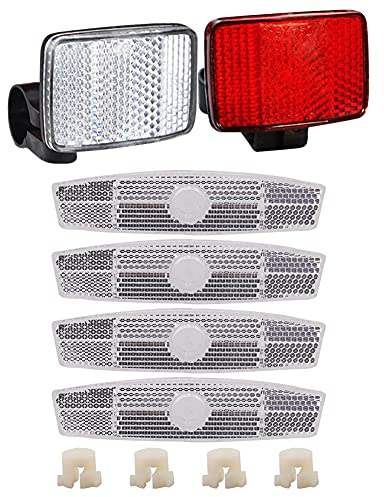 Fahrrad vorne hinten Reflektoren Kit Radfahren Fahrrad Rad Speichen Reflektoren Fahrrad Sicherheit Radfahren Zubehör