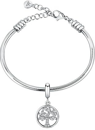 Morellato Drops Bracciali Donna in Acciaio, Cristalli - SCZ1279