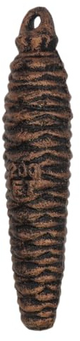 KD89 Gewichte für Kuckucksuhr – deutsche Handarbeit, aus Gusseisen und Form von Tannenzapfen (200 g)