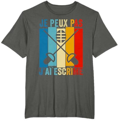 Vintage Je peux pas j'ai escrime T-Shirt