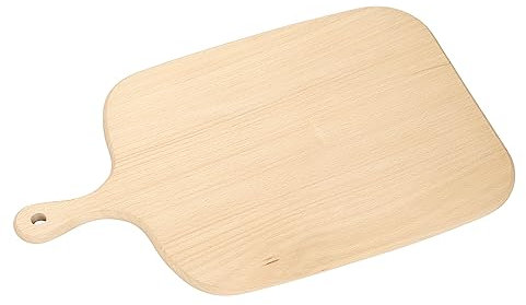 Tabla de Queso Pequeña de Haya, Tabla de Charcutería de Madera, Tabla de Queso Pequeña, Tabla de Cortar de Madera con Orificio para Colgar Grueso para Barra de café 67 Cm / 26,4