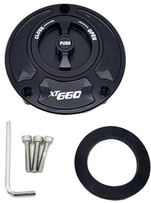 TBUOIUE Tankverschluss Für Y&AMAHA XT660 XT660R 2014 Kraftstoff Tankdeckel Abdeckung Keyless Motorrad Zubehör