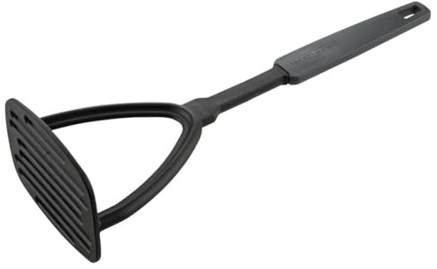 Fackelmann Statement Kochbesteck, Kartoffelstampfer, schwarz