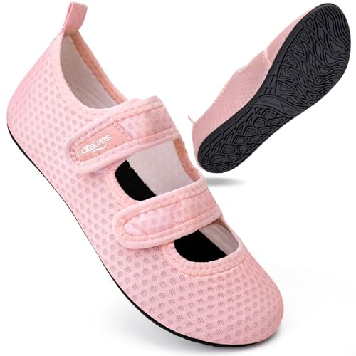 WateLves Chaussures de Bain d'eau Femmes Hommes Natation Plage Aquatiques Séchage Rapide Respirable Surf Piscine Plage Unisexe-A
