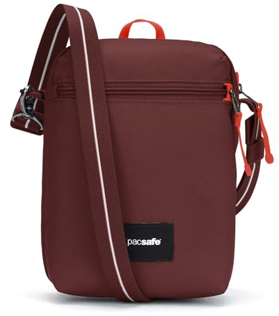 Pacsafe Unisex Go Anti-Theft Festival Crossbody, en storlek, Granatröd, En storlek